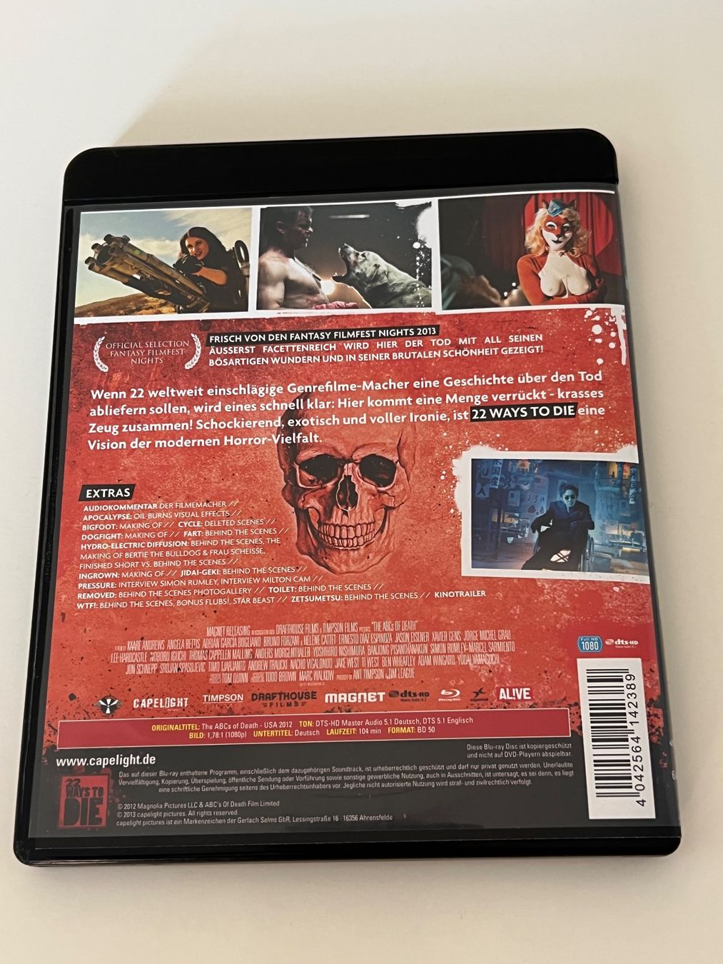 Tutti i DVDs: 22 Ways To Die Blu-Ray – Usato da Altstätten SG venduto da sheamus 1