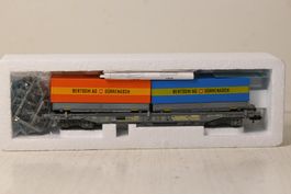 Modelleisenbahn Wagen Hupac Bertschi AG Roco HO/DC mit OVP