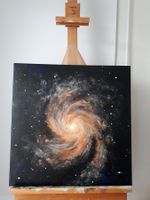 Galaxy - handgemaltes Kunstwerk auf Leinwand (60x60 cm)