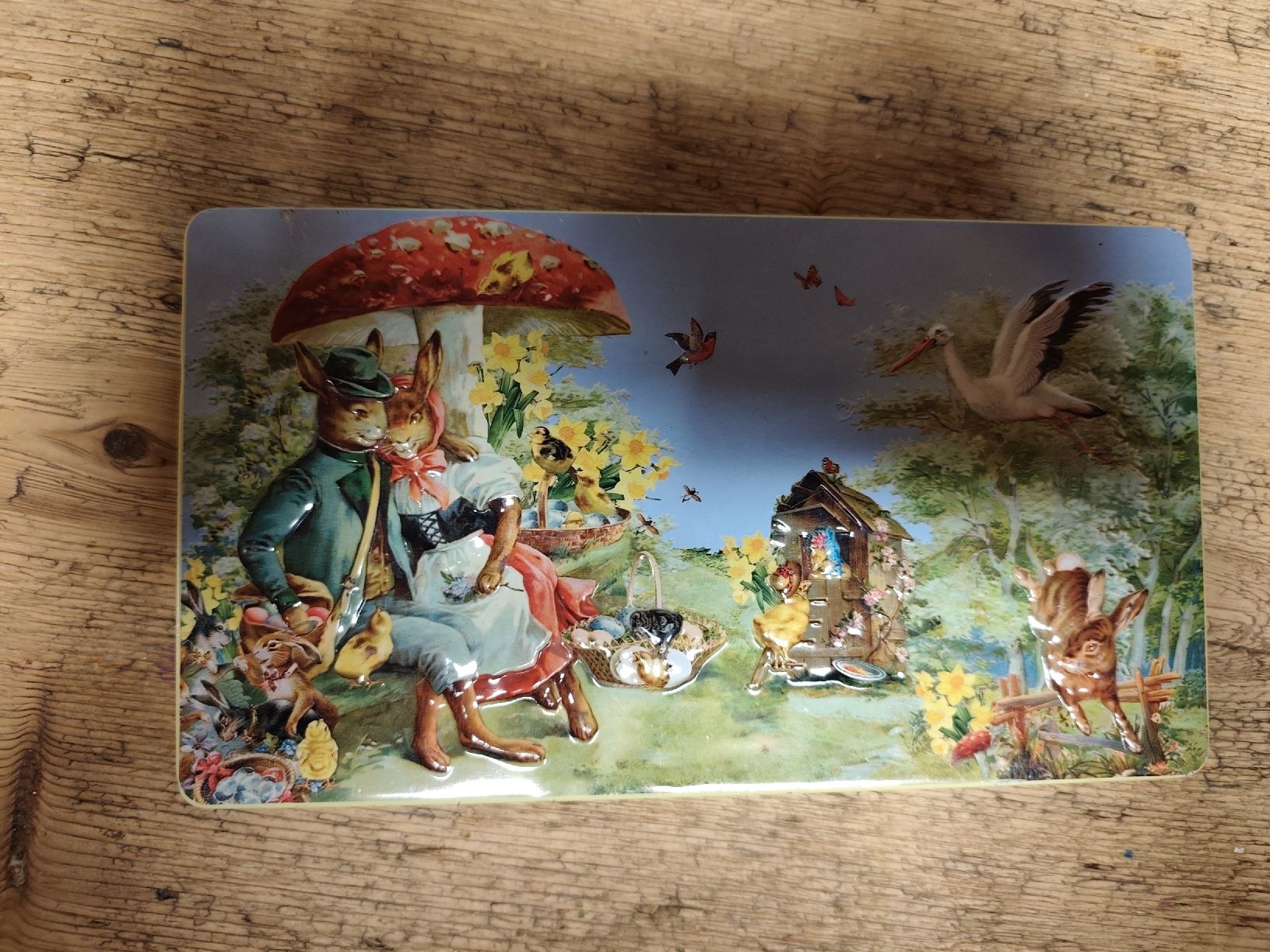 Tutte le decorazioni: Heidel Ostereier Dose, Vintage Blechdose, leer – Usato da Langnau i. E. venduto da Acrjl