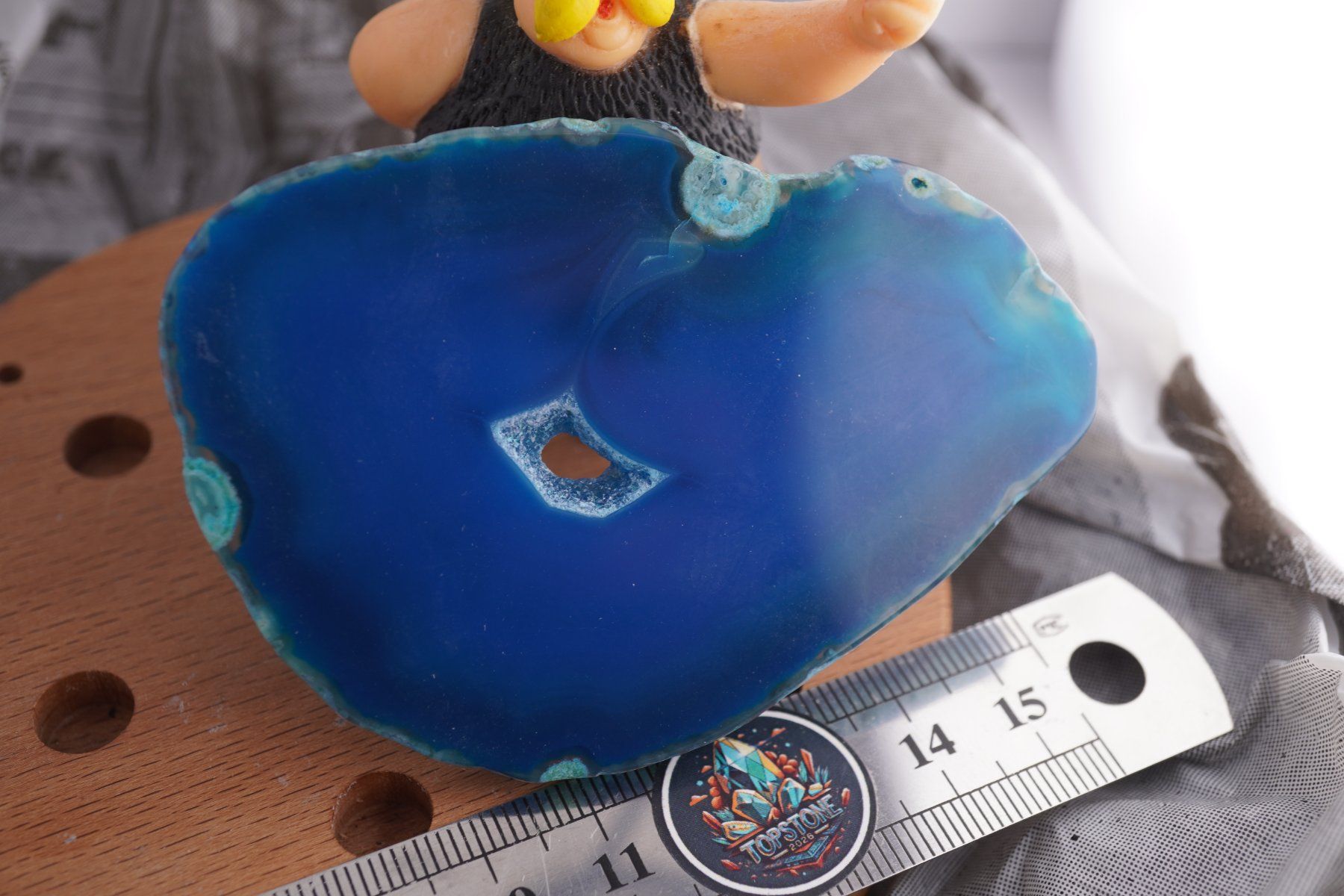 Minerali & Pietre curative: Achat Blau     Scheibe     wow     Ab 1.-(1) – Nuovo e nell'imballaggio originale da Eschenbach SG venduto da topstone 4