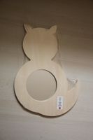 DIY Bastelset: 2 Holzspiegel Katze zum Bemalen NEU