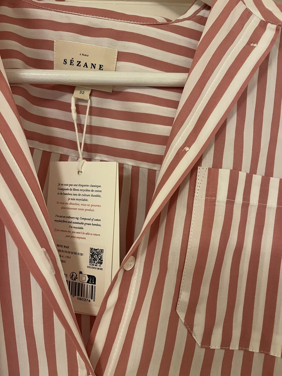 Sezane Camicette: Sezane Max Bluse – Nuovo e nell'imballaggio originale da St. Gallen venduto da mllealessandra 3