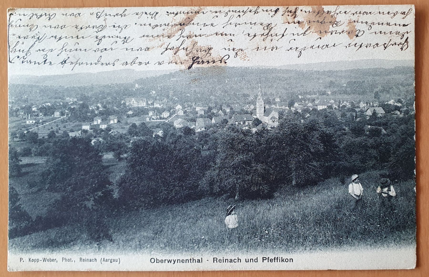 Cartoline postali: Oberwynenthal  - Reinach und Pfeffikon – Usato da Kreuzlingen venduto da Rschweiz1