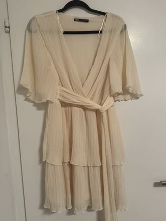 Kleid Zara kurz creme Grösse L guter Zustand