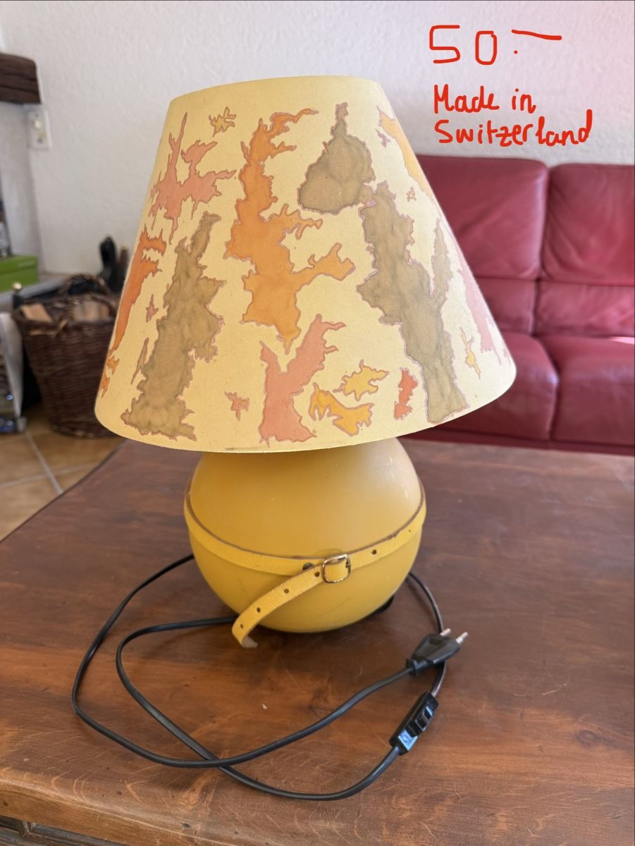 Lampade: Lampe de table vintage suisse  – Usato da Versoix venduto da cha_8gjn