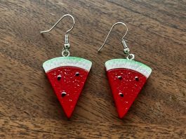 Sommerliche Wassermelonen Ohrringe – Neu & Ungetragen!