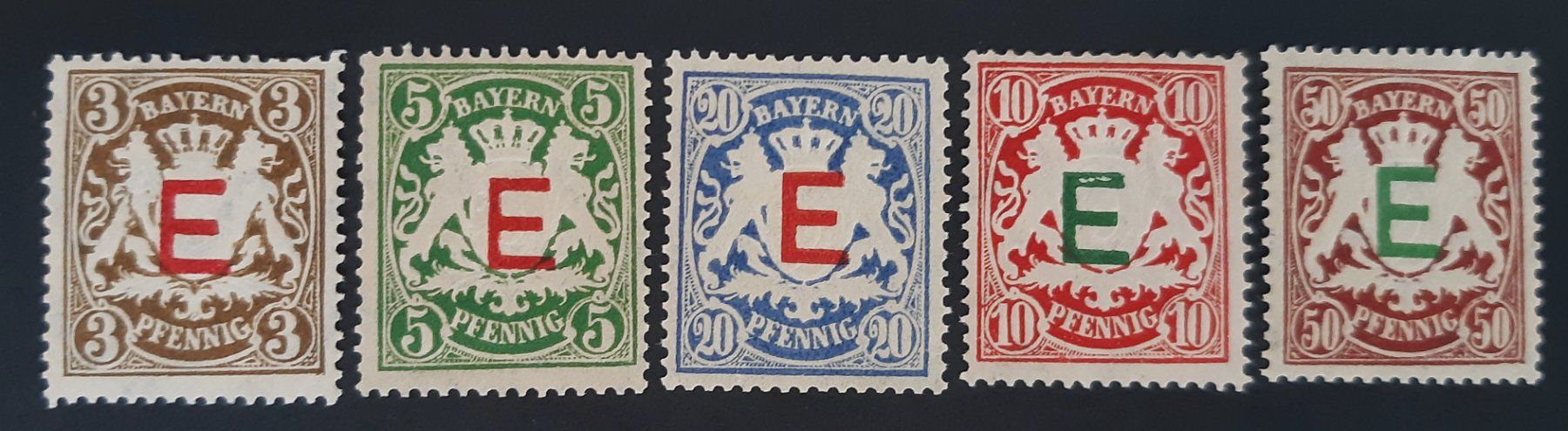 Tutti i francobolli: Bayern Dienstmarken 1908** – Nuovo (secondo la descrizione) da Ebikon venduto da smartbox