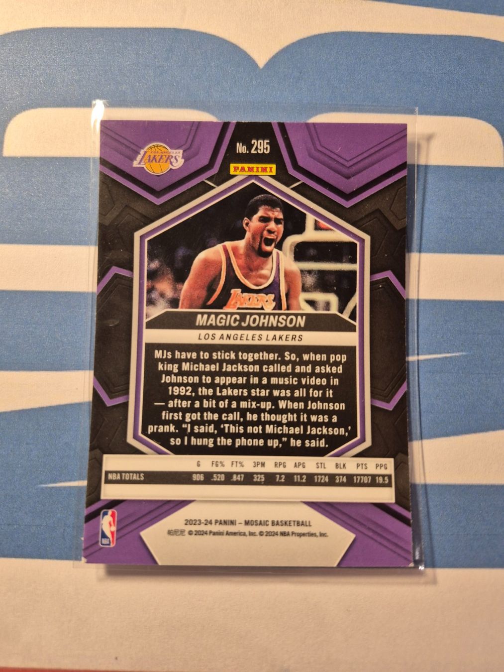 Panini Carte collezionabili: NBA Magic Johnson Los Angeles Lakers – Usato da Treiten venduto da Sauber73 1