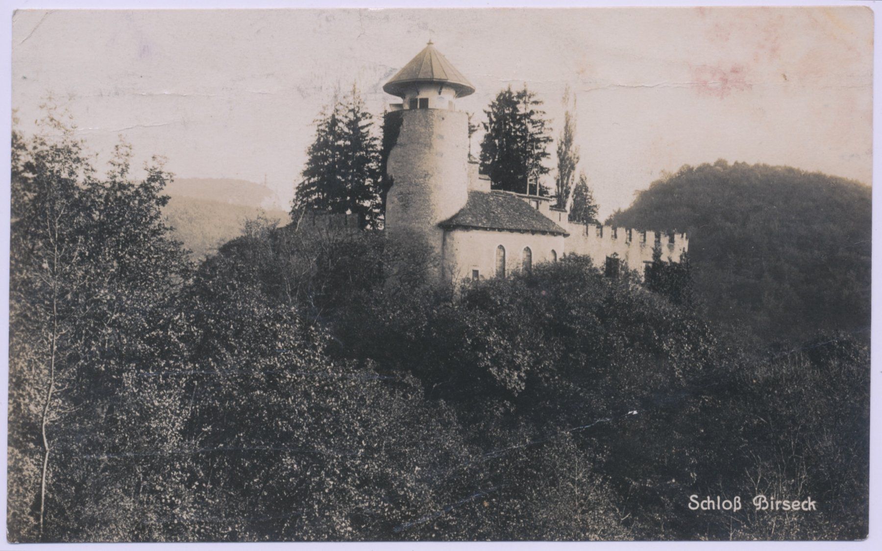 Cartoline postali: Schloss Birseck 1923 – Usato da Lützelflüh-Goldbach venduto da blauerkranich