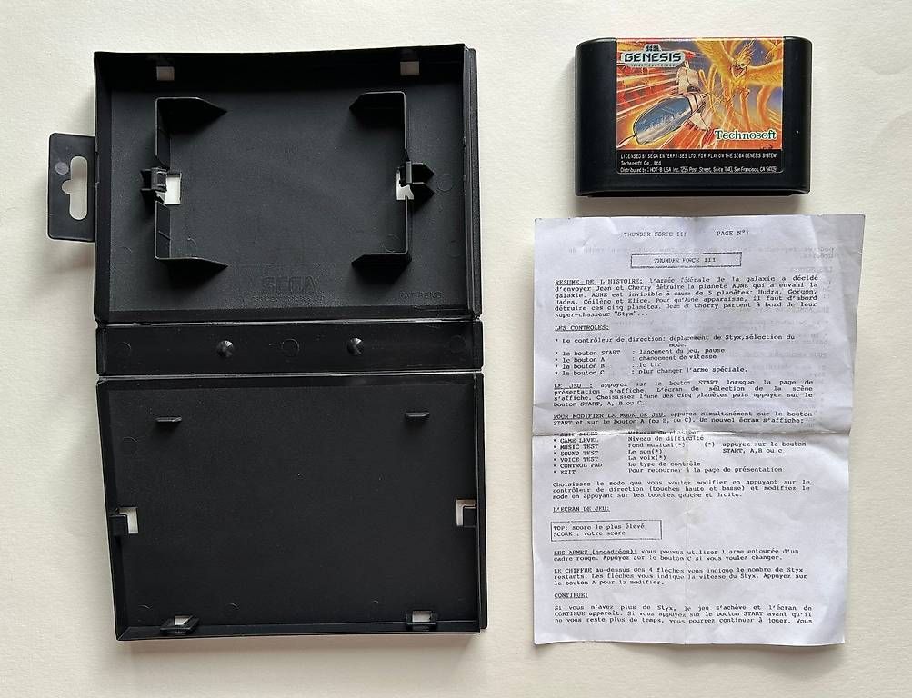 Giochi: THUNDER FORCE 3 - SEGA GENESIS US - MEGADRIVE – Usato da Giffers venduto da Z6-ludo 2