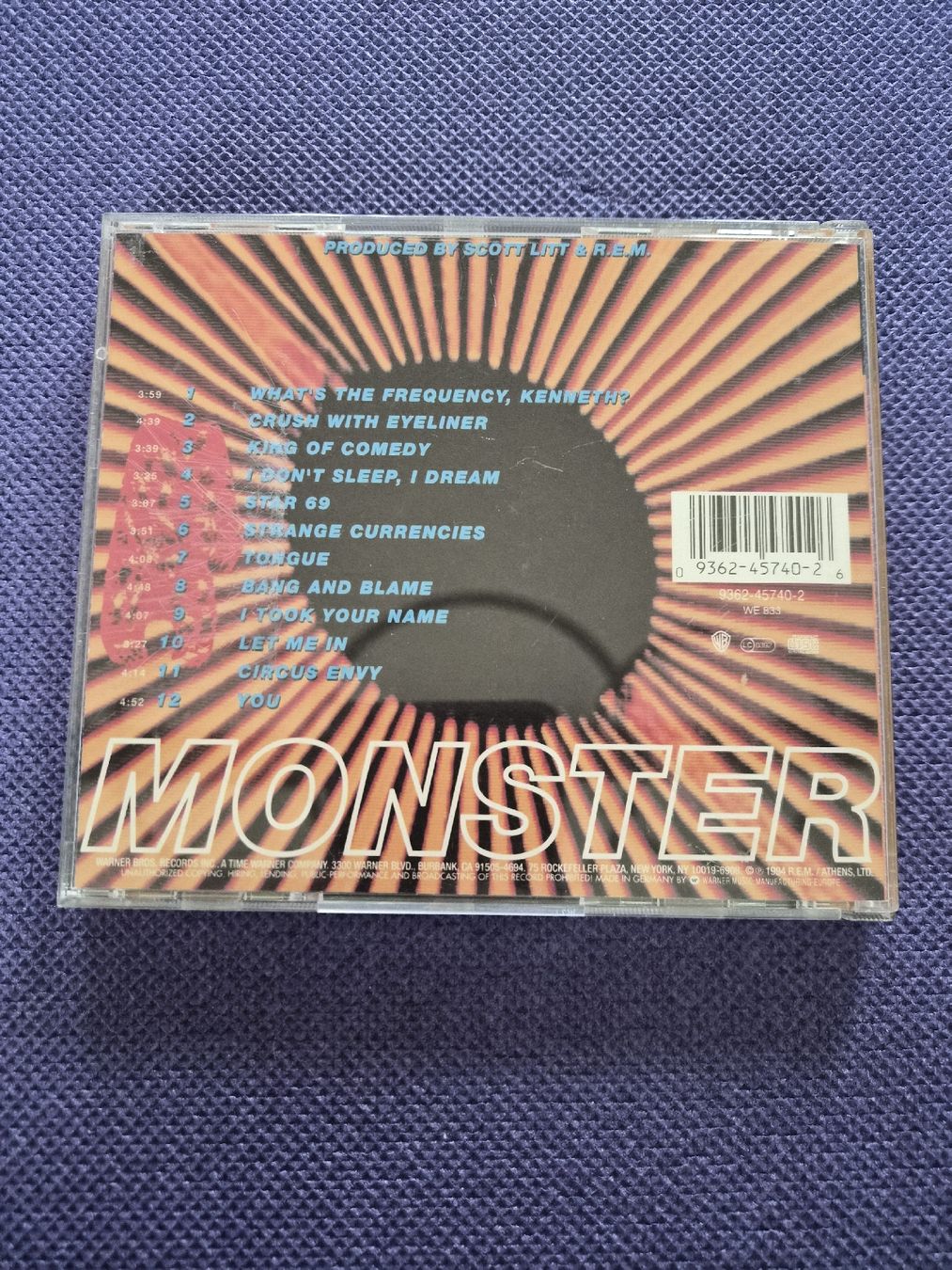 CD: CD R.E.M. Monster album original – Usato da La Joux FR venduto da car_ck96 2