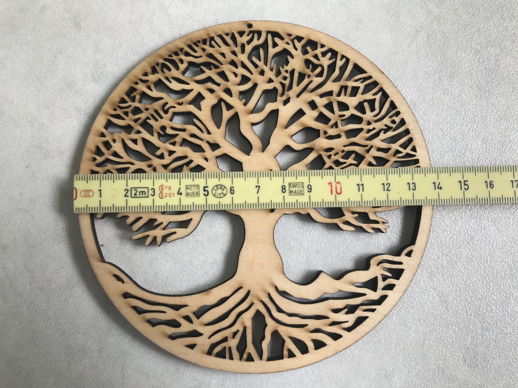 Toutes les décorations: 3x Baum des Lebens 14cm Holz – Neuf avec emballage d'origine à Spreitenbach par Brockiland-Flohmarkt 2