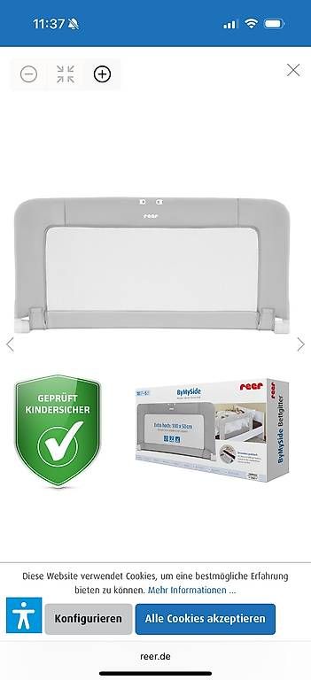 Box & Barriere di sicurezza: Bettgitter reer – Usato da Lutzenberg venduto da seb_8rzx 1