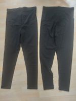 2 x schwarze Umstandsleggings von C&A, Grösse L