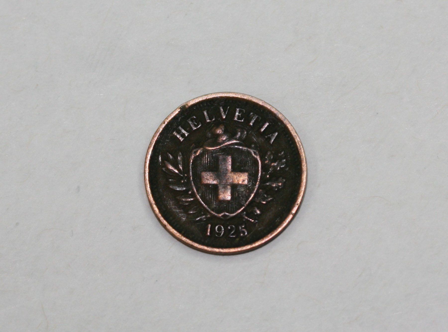 Toutes les monnaies: 1 Rappen 1925 – Neuf (Voir description) à Chur par Invinoveritas 1