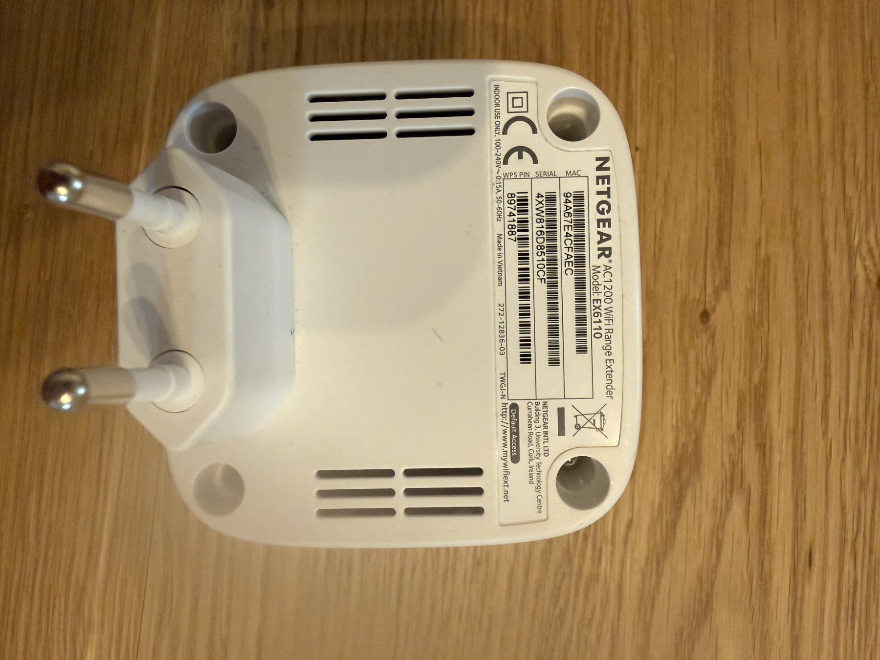 Netgear Wlan: Netgear Wlan repeater – Neu (gemäss Beschreibung) aus Luzern von taubme12 2