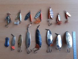 Alte antike vintage ABU Spinner, Blinker, Löffel