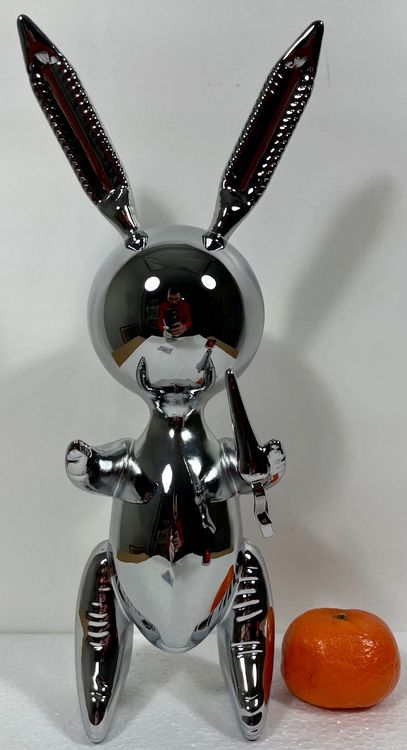 Jeff Koons  Jeff Koons - Balloon Rabbit XL Silver - Studio