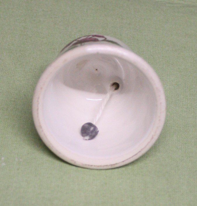 Campanacci mucche: Glocke Keramik weiss - rot – Usato da Flüelen venduto da Diversicum-Shop 3