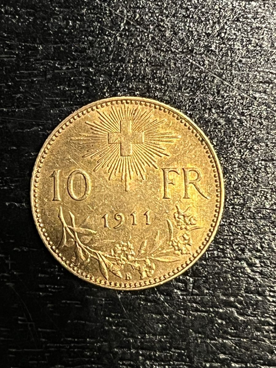 Toutes les monnaies: 10er Goldvreneli Jg. 1911 – D'occasion à Niederscherli par Nates