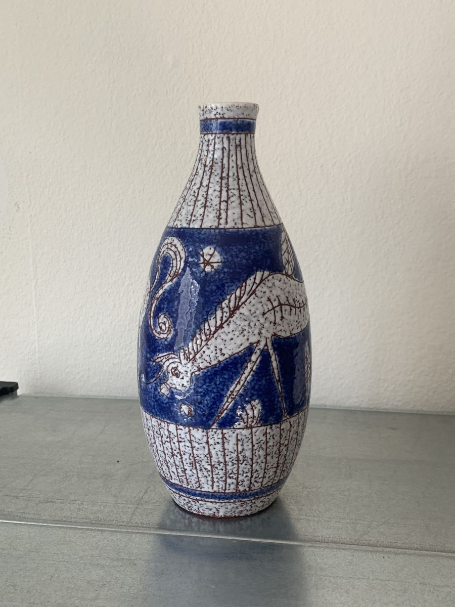 Vasi & Recipienti: Sgraffito vase fratelli Fanciullacci – Usato da Basel venduto da Amechan. 2
