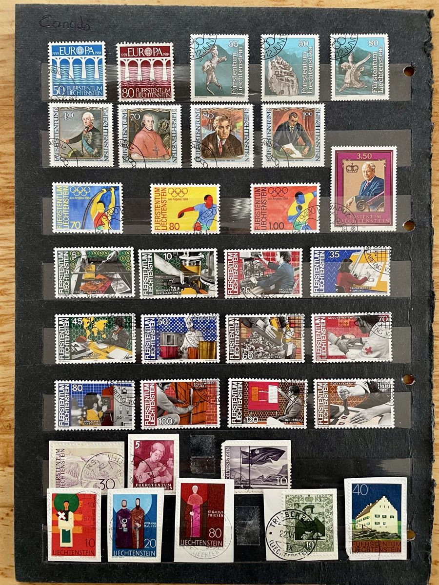 Tous les timbres: Liechtenstein schöne Sammlung – D'occasion à Rorschach par Ziltenera
