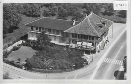 Flugaufnahme Gasthof z. Lamm Gwatt bei