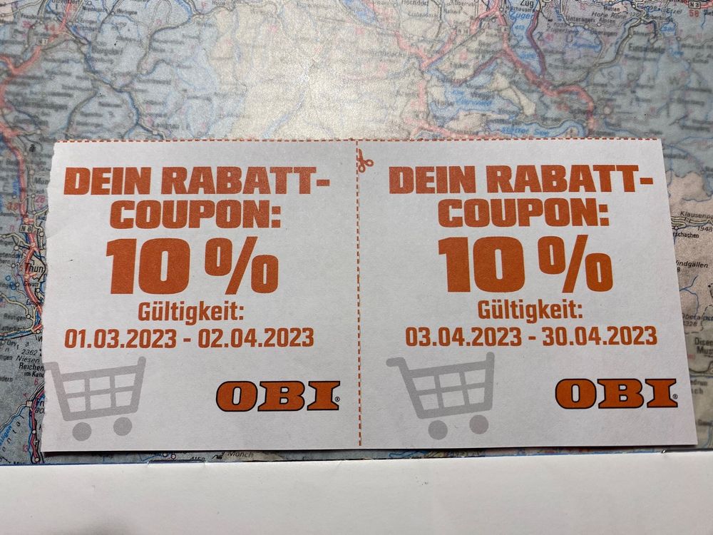 Obi Gutscheine Kaufen auf Ricardo