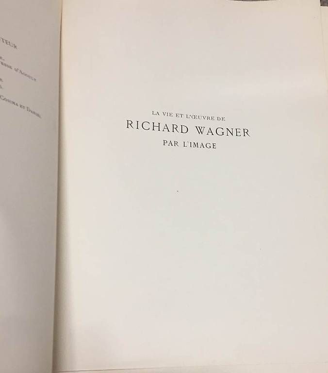 Libri: Wagner par l'image.  – Usato da Onex venduto da BLEUCALI 1