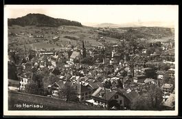 AK Herisau, Ortsansicht mit Kirche