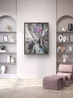 Originalegemälde auf Leinwand 60x80 cm, goldenen Unikat!!!