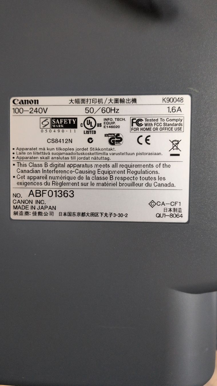 Canon Drucker: Canon imagePROGRAF W6400 Drucker gebraucht – Gebraucht aus Steffisburg von Silup 2