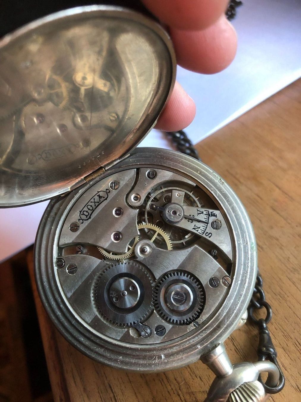 Orologi: Eisenbahner Uhr antik vor 1920 – Usato da Koblenz venduto da Rbaldinger54 7