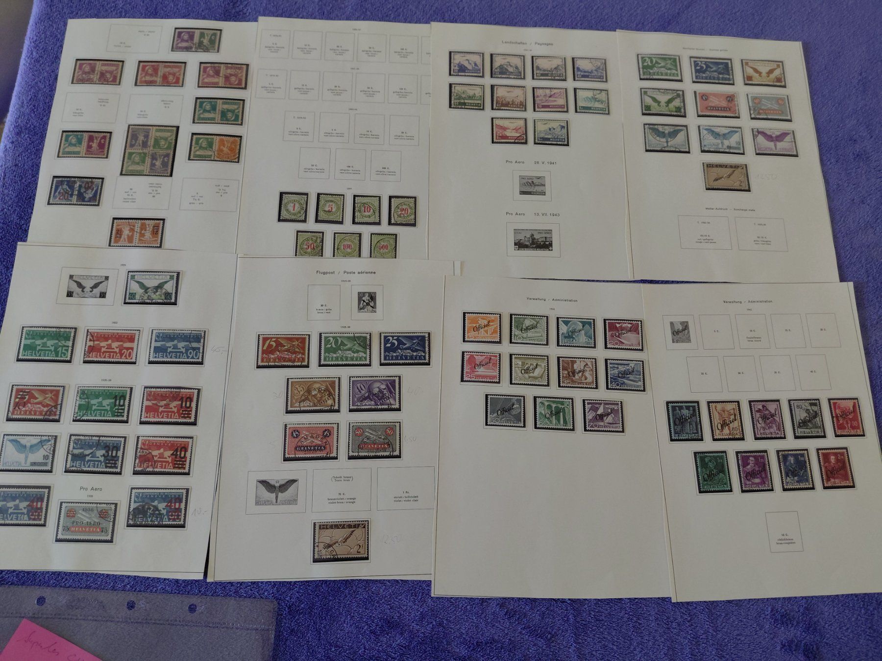 Tous les timbres: Superlos Ch **/*/o – D'occasion à Horw par Onurb008 1