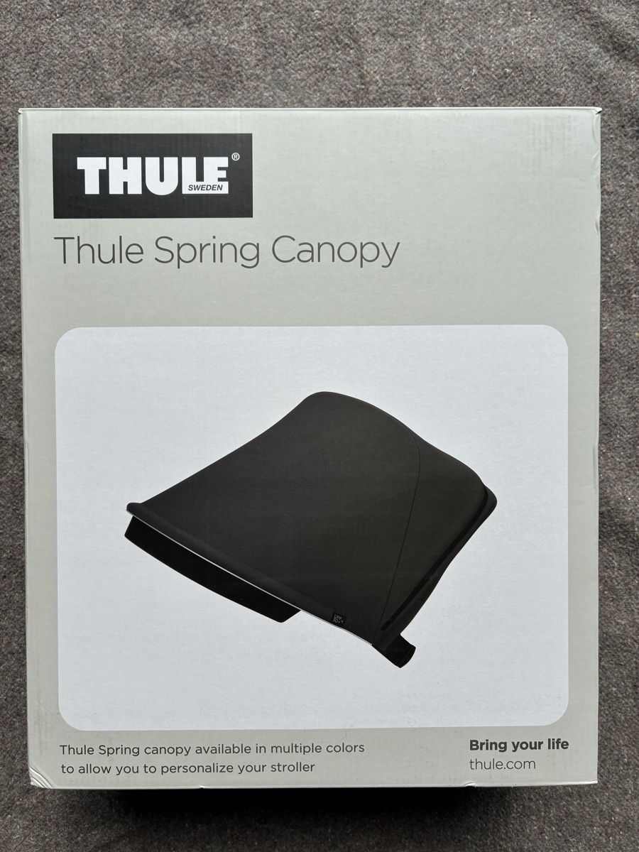 Thule Kinderwagen: Rosa Thule Spring Verdeck und Sitzauflage – Gebraucht aus Arlesheim von macinsky