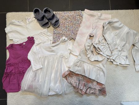 Baby Sommer Set 80cm (9–12 Monate) – Kleidung + Leder Sandal
