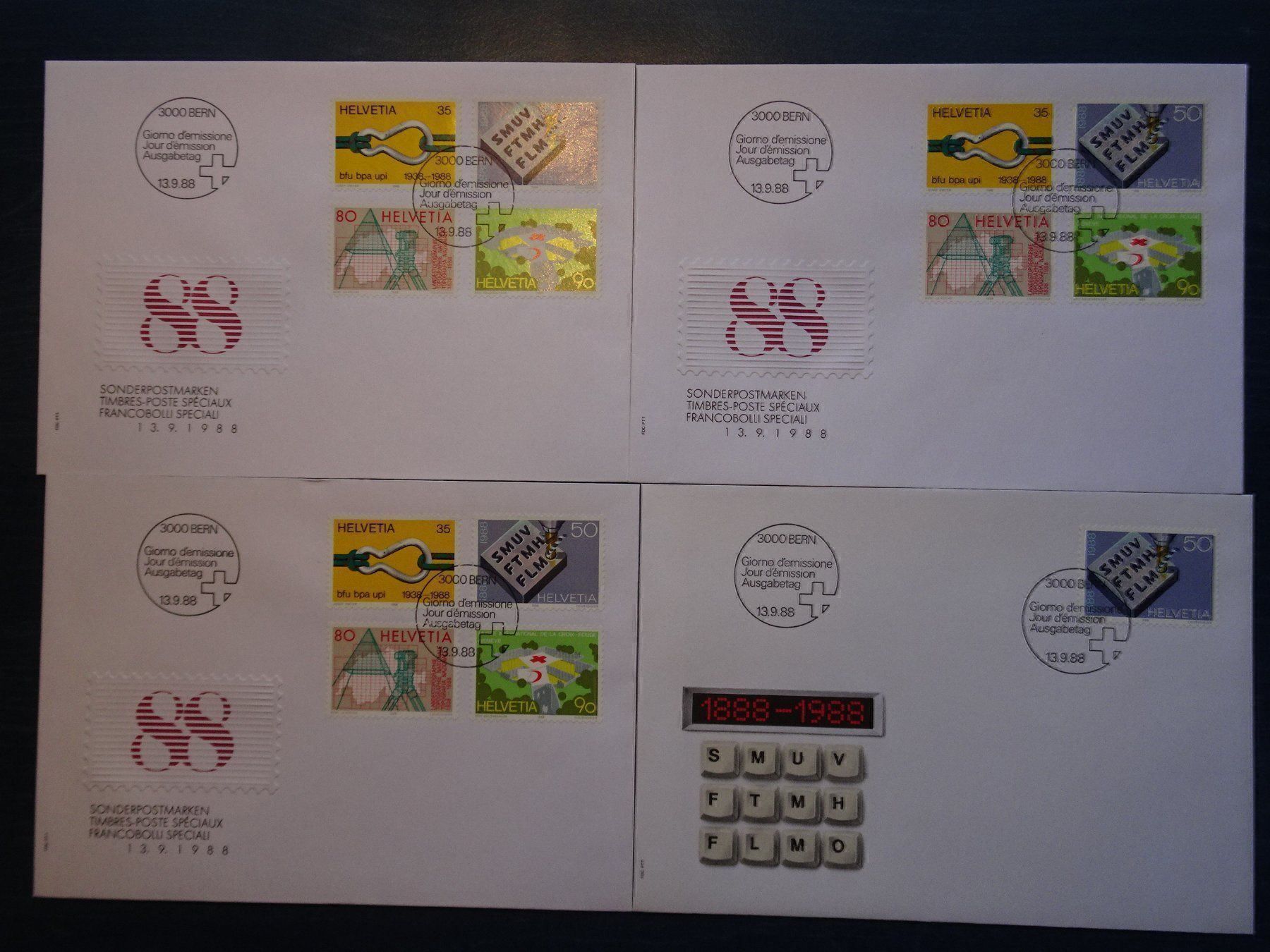Alle Briefmarken: 1988 – Neu (gemäss Beschreibung) aus Aadorf von Chnorli-Furz