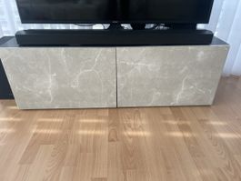 TV Möbel / Sideboard mit Marmor Optik - Top Zustand!