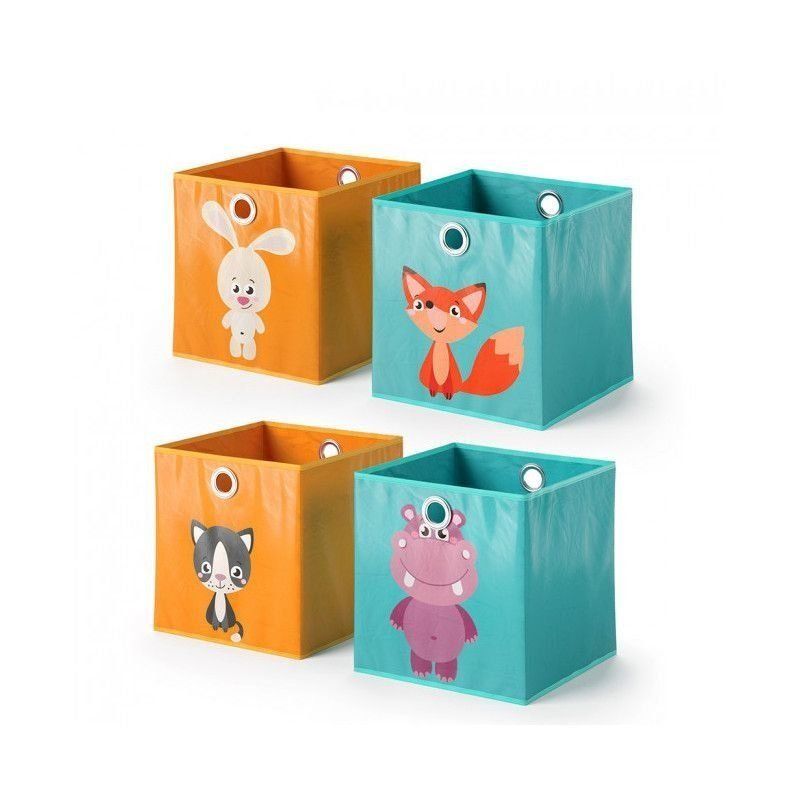 Scaffali: Faltbox - Hase Nilpferd - 30x30x30cm - Kinderregal - Box – Usato da Wallenwil venduto da toesstal-vertrieb 4
