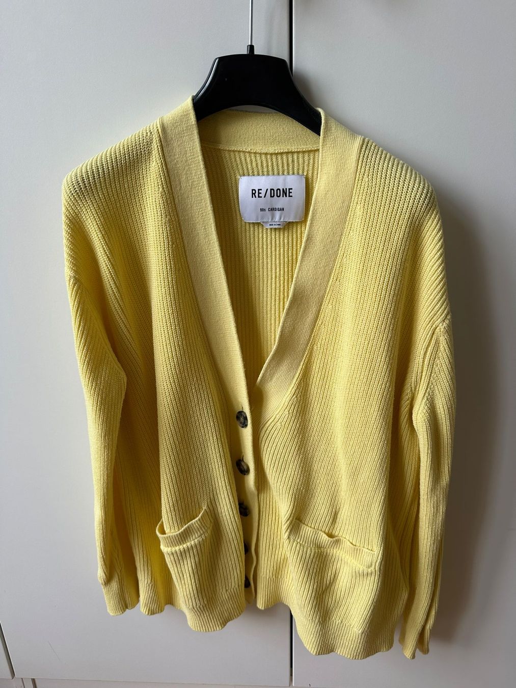Giacche: Cardigan oversize RE/DONE Jaune – Usato da Carouge GE venduto da Dom19dom19