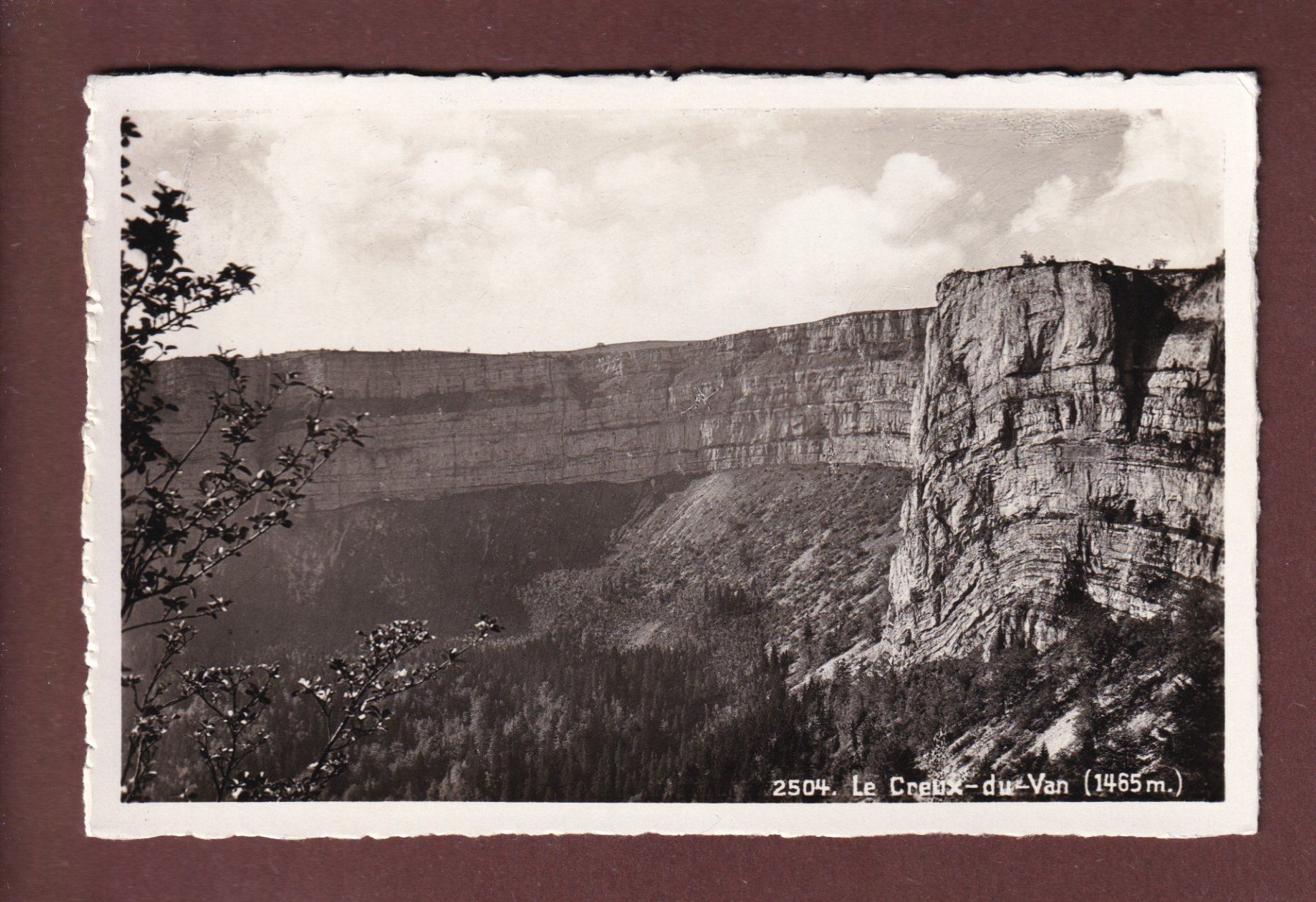 Cartes postales: CREUX-DU-VAN – D'occasion à Pully par nicecards-shop
