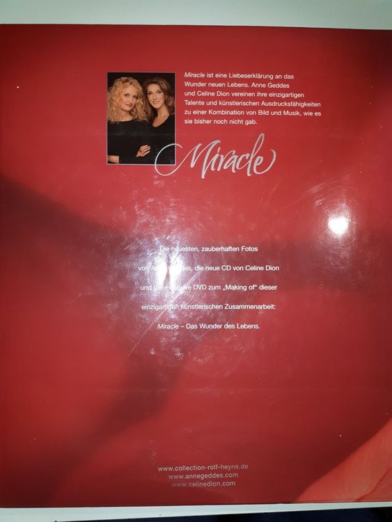 Celine Dion u0026 Anne Geddes: Miracle (mit CD) | Kaufen auf Ricardo