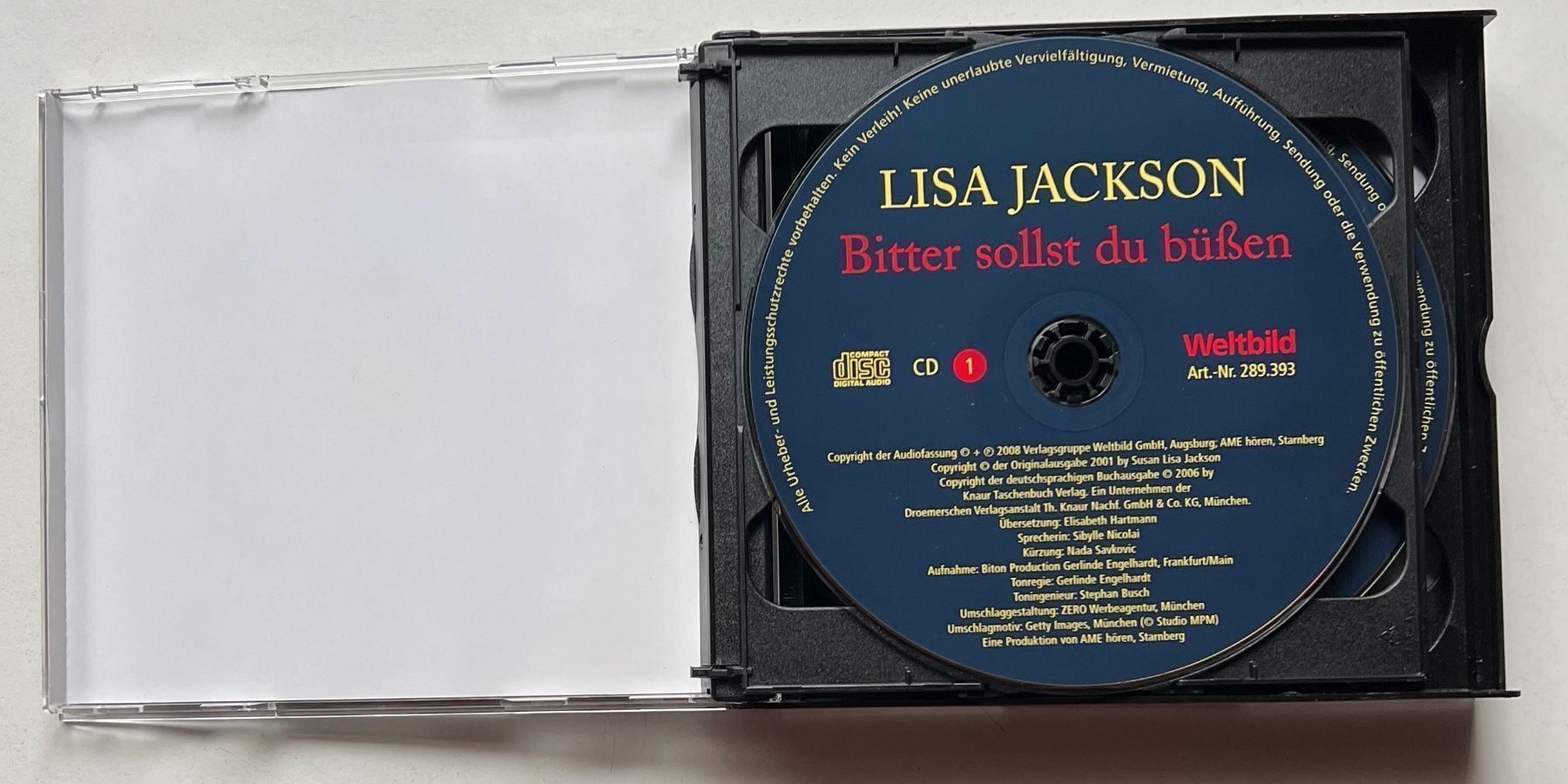 Audiolibri: Lisa Jackson / Bitter sollst Du büssen – Usato da Näfels venduto da rottabi 2