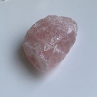 Echte Rosa Quartz Stein