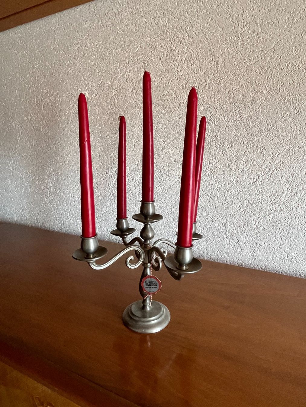 Portacandele: Kerzenständer Zinn – Usato da Montlingen venduto da Giardini13