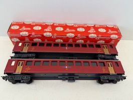 2 Stück HAG Personenwagen MO 402 / 2. Klasse