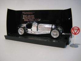 Bugatti Type 59  argentée  édition spéciale 100 anniversaire