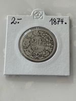 2 Franken 1874  sehr Rar