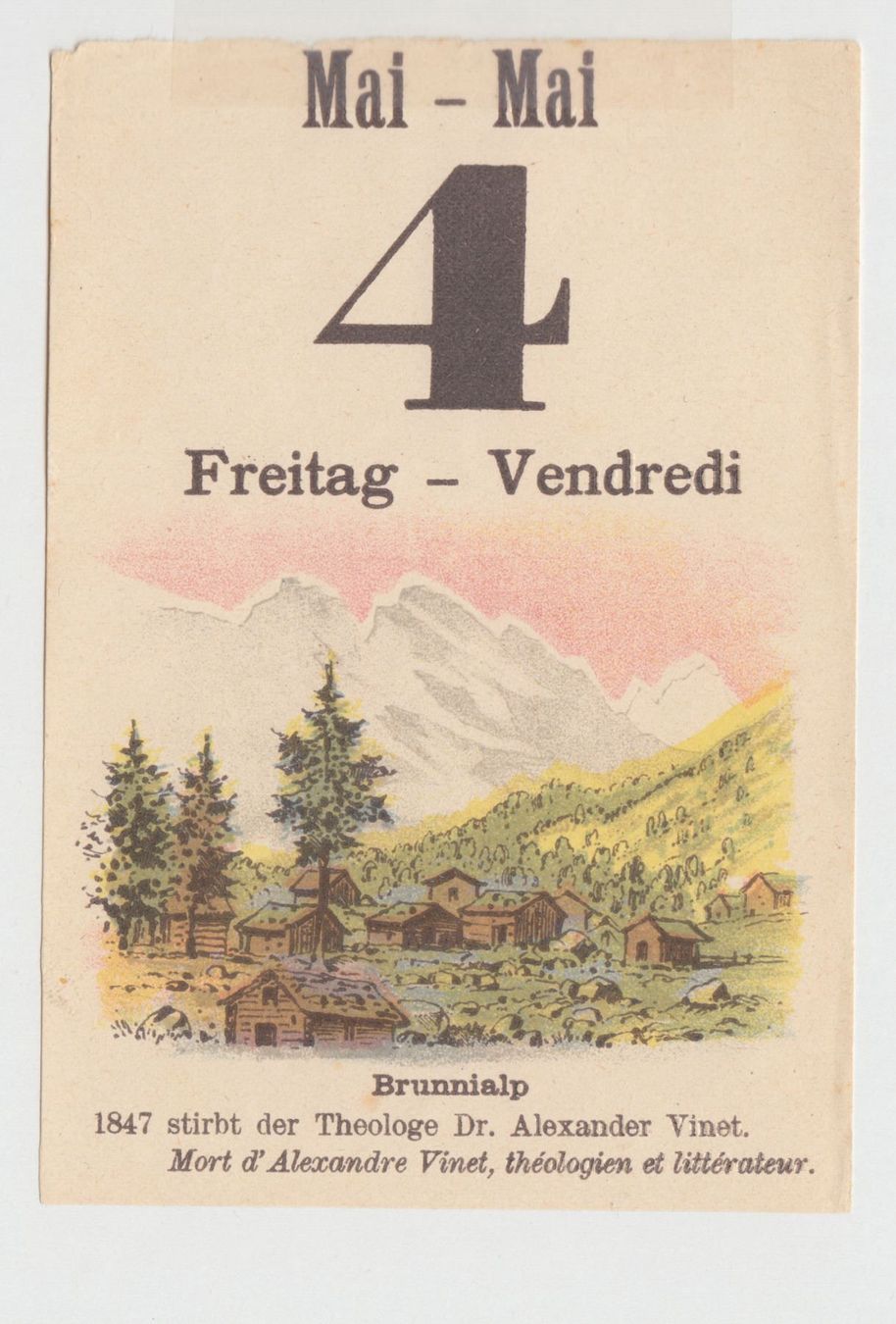 Grafica & Litografie: BRUNNIALP, LITHOGRAPHIE 1894 – Antico da Grüningen venduto da Kartensammler 2